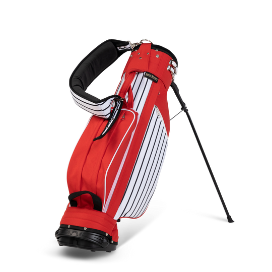 Classic Stand Bag - Red Pinstripe