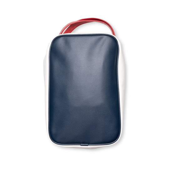 Classic Shoe Bag - Navy/White/Red